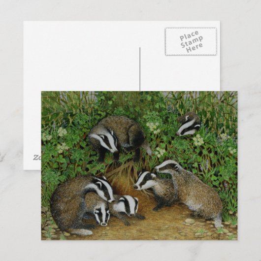 Festlegen Postkarte (Vorne/Hinten)