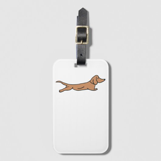 Festlegung der Dackel Gepäckanhänger (Vorderseite Vertikal)