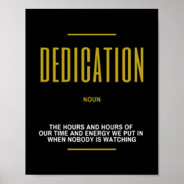 Festlegung eines inspirierenden Zitats zum Erfolg Poster