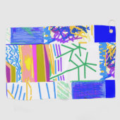 Festlich Abstrakt Golfhandtuch (Horizontal)