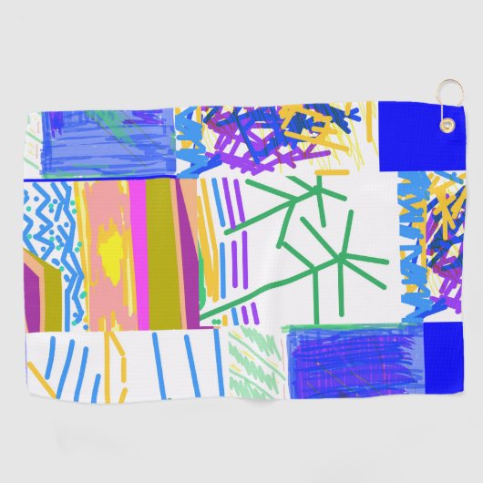 Festlich Abstrakt Golfhandtuch (Horizontal)