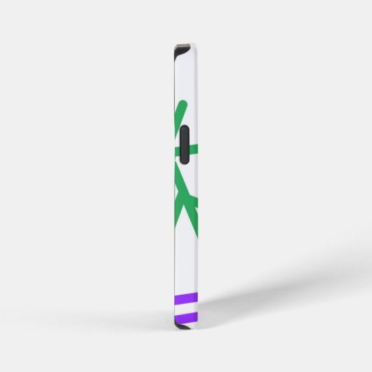 Festlich Abstrakt iPhone Hülle (Rechte Seite)