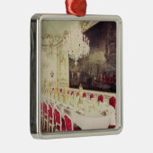 Festlich bewirtender Raum, Entwurf geplant von Silbernes Ornament (Rechts)