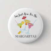 Festlich bin ich hier für Margaritas Button (Vorderseite)