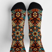 Festlich Bohemisch Mandala Socken (Oben)