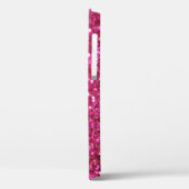 Festlich dunkles Rosa: Elegant Abstrakt. Case-Mate iPhone Hülle (Rückseite / Links)