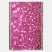 Festlich dunkles Rosa: Elegant Abstrakt. Decke (Vorderseite Vertikal)