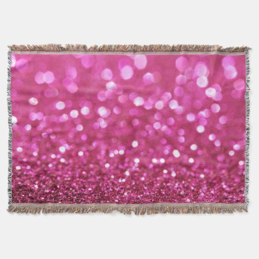 Festlich dunkles Rosa: Elegant Abstrakt. Decke (Vorderseite)