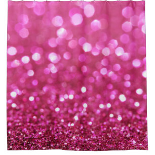 Festlich dunkles Rosa: Elegant Abstrakt. Duschvorhang
