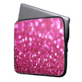 Festlich dunkles Rosa: Elegant Abstrakt. Laptopschutzhülle (Vorderseite Links)