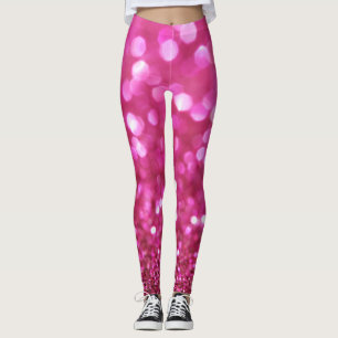 Festlich dunkles Rosa: Elegant Abstrakt. Leggings