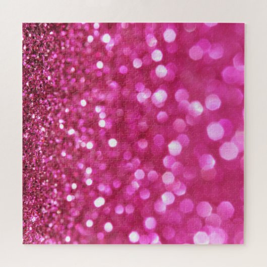 Festlich dunkles Rosa: Elegant Abstrakt. Puzzle (Horizontal)