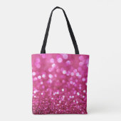 Festlich dunkles Rosa: Elegant Abstrakt. Tasche (Rückseite)