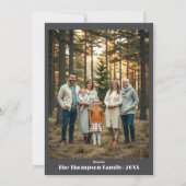 Festlich frohe Weihnachten Personalisiert (Rückseite)