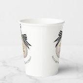 Festlich Frohe Weihnachtsbauble Pappbecher (Rechts)