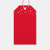 Festlich, Fun Red "Liebe, Weihnachten" Geschenkanhänger (Rückseite)