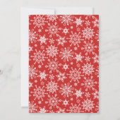 Festlich Holly Berry Weihnachtsfeiertag Mittagesse Einladung (Rückseite)