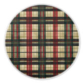 Festlich Kariert Keramikknauf (Vorderseite)