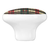 Festlich Kariert Keramikknauf (Seitenansicht)