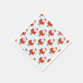 Festlich Niedlicher Weihnachtsmann Serviette (Ecke)