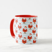 Festlich Niedlicher Weihnachtsmann Tasse (Vorderseite Links)