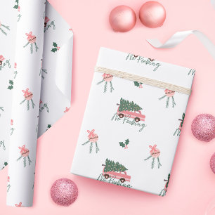 Festlich No Peking Weihnachtsbaum Vintag Van Geschenkpapier