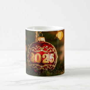 Festlich-Ornament 2025 Kaffeetasse