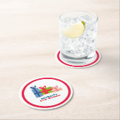 festlich runder pappuntersetzer (Vor Ort)