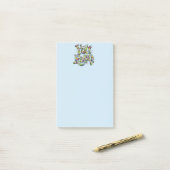 Festlich "Sie Felsen!" Post-it Klebezettel (Auf Schreibtisch)