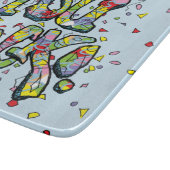 Festlich "Sie Felsen!" Schneidebrett (Ecke)