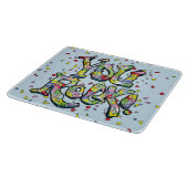 Festlich "Sie Felsen!" Schneidebrett (Ecke)