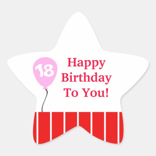 festlich Stern-Aufkleber (Vorderseite)