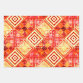 Festliche Abstrakte Kunstform Weihnachten Geschenkpapier Set (Vorderseite 2)