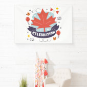 Festliche Ahornblatt-Feier Banner (InSitu)