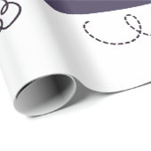 Festliche Ahornblatt-Feier Geschenkpapier (Rolleneckpunkt)