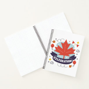 Festliche Ahornblatt-Feier Notizblock