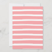 Festliche Alpaka Kindergeburtstagsparty Einladung (Rückseite)