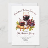 Festliche Ansammlung Aquarellbilder I Einladung (Vorderseite)