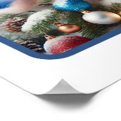 Festliche Ansammlung mit blauen Jay Poster (Ecke)