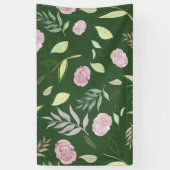 Festliche Aquarellfarben-Blume 8 Banner (Vertikal)