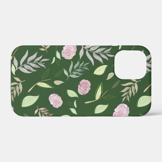 Festliche Aquarellfarben-Blume 8 Case-Mate iPhone Hülle (Rückseite (Horizontal))