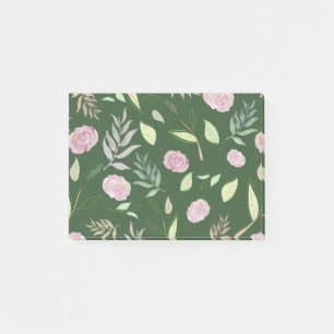 Festliche Aquarellfarben-Blume 8 Post-it Klebezettel