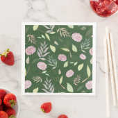 Festliche Aquarellfarben-Blume 8 Serviette (Beispiel)