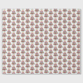 Festliche Backkekse Frau Claus Geschenkpapier (Flach)