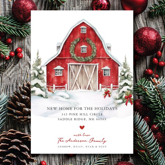 Festliche Barnyard Weihnachtsfeier Ankündigung