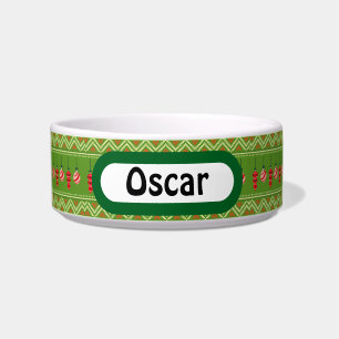 Festliche Baubles Weihnachten Personalisierte Katz Napf