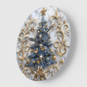 Festliche Baum Charm Dekoration Große Wanduhr (Winkel)