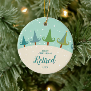 Festliche Bäume Personalisiert Erste Weihnachtsmüd Keramik Ornament