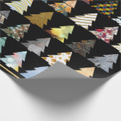 Festliche Bäume, Weihnachten Geschenkpapier (Ecke)