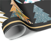 Festliche Bäume, Weihnachten Geschenkpapier (Rolleneckpunkt)